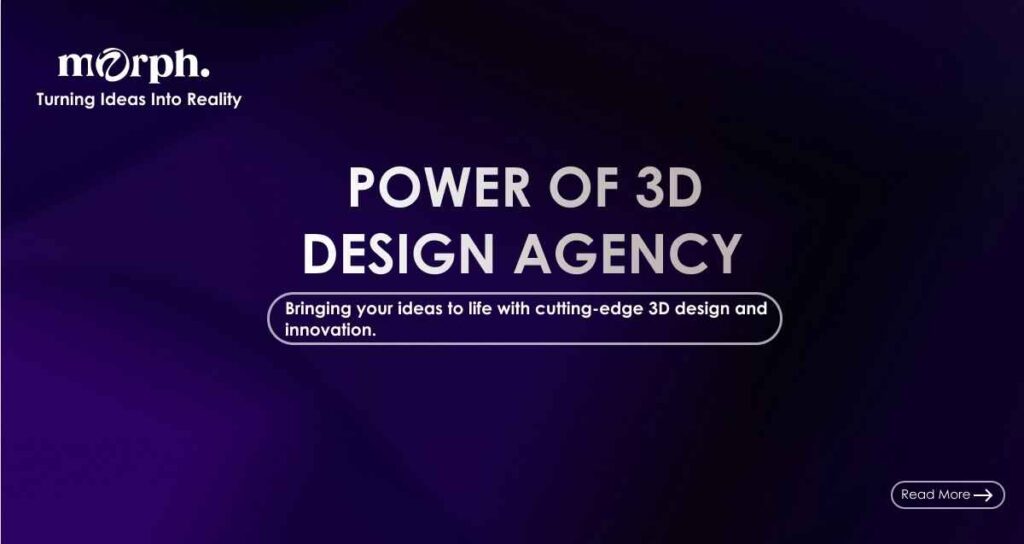 A visually appealing 3D design concept showcasing creativity and innovation, representing the qualities of a great 3D design agency.